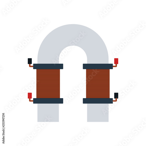 Electric magnet icon