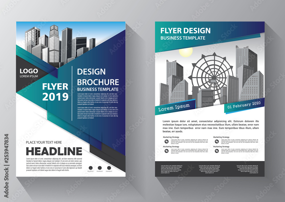 Business abstract vector template. Brochure design, cover modern layout, annual report, poster, flyer in A4 with colorful triangles, geometric shapes for tech, science, market with light background Business abstract vector template. Brochure design, cover modern layout, annual report, poster, flyer in A4 with colorful triangles, geometric shapes for tech, science, market with light background