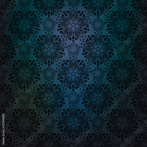 Blue Dark lace background
