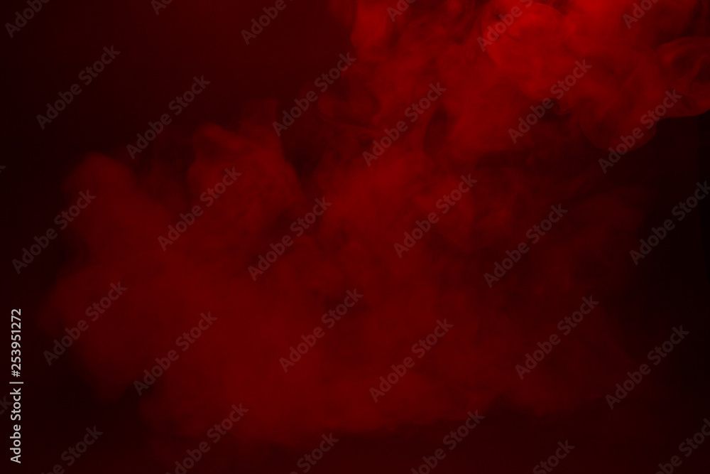 Colorful smoke close-up on a black background Colorful smoke close-up on a black background