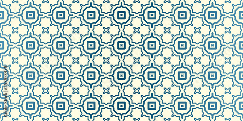 Vector Seamless Traditional Geometric Patterns In Pastel Colors. Endless Texture Can Be Used For Paper Or Scrapbooking. Blue oatmilk color