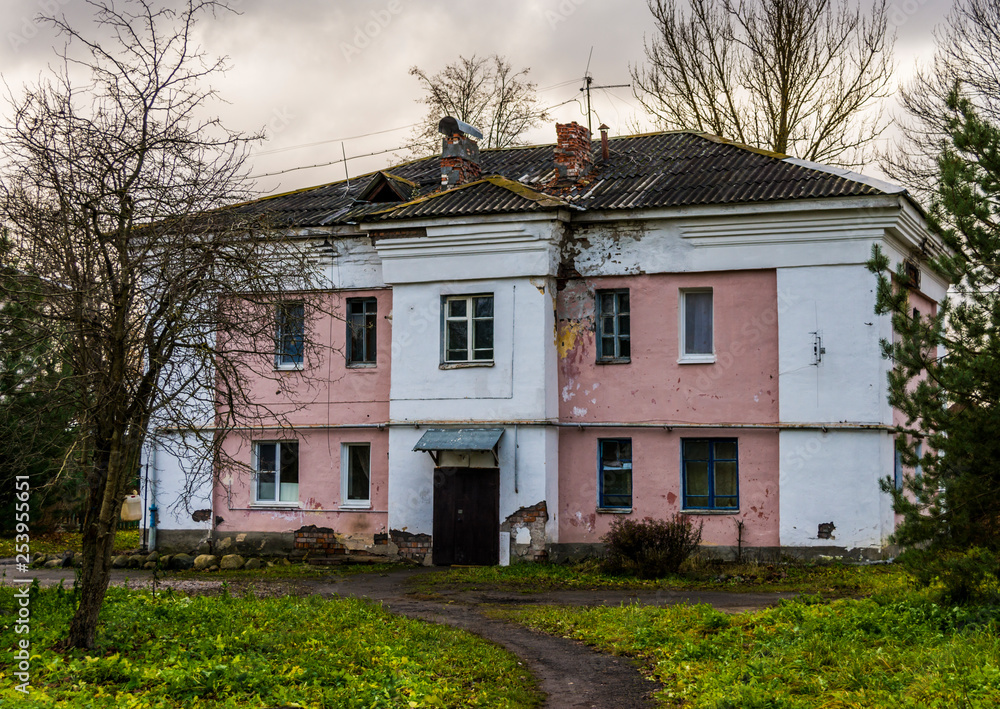 Old house in Veliky Novgorod, Russia Old house in Veliky Novgorod, Russia