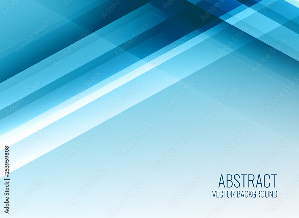 business style blue background template