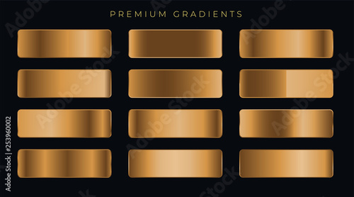 copper metallic premium gradients set
