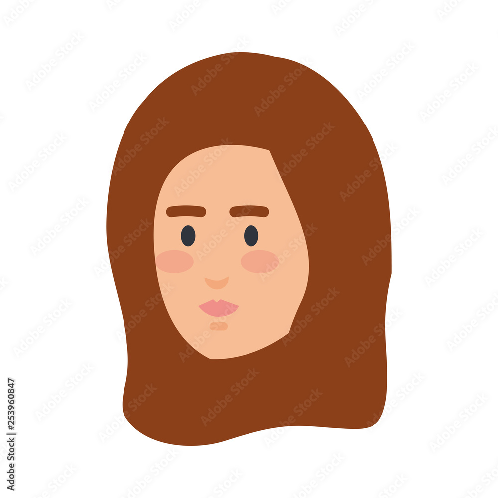 beautiful and young woman character beautiful and young woman character