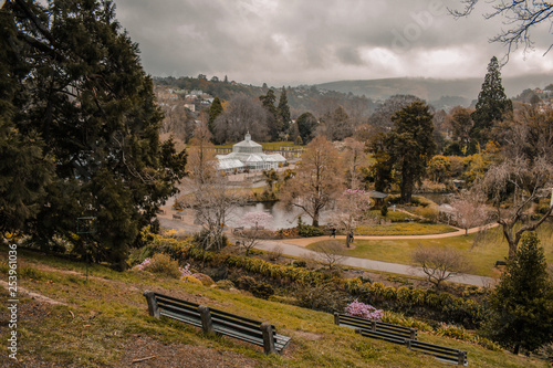 View over Dunedin Botanic Garden, South Island, New Zealand photo