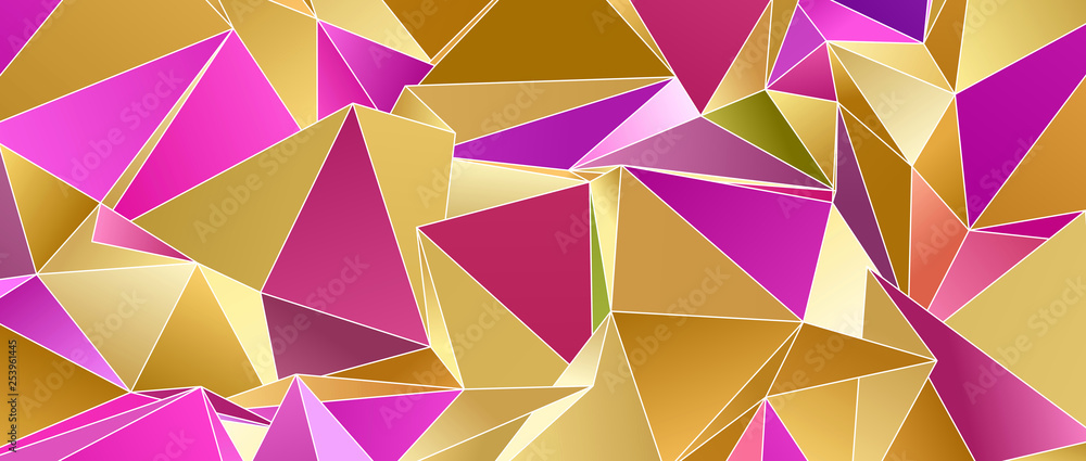 Obraz premium triangular background