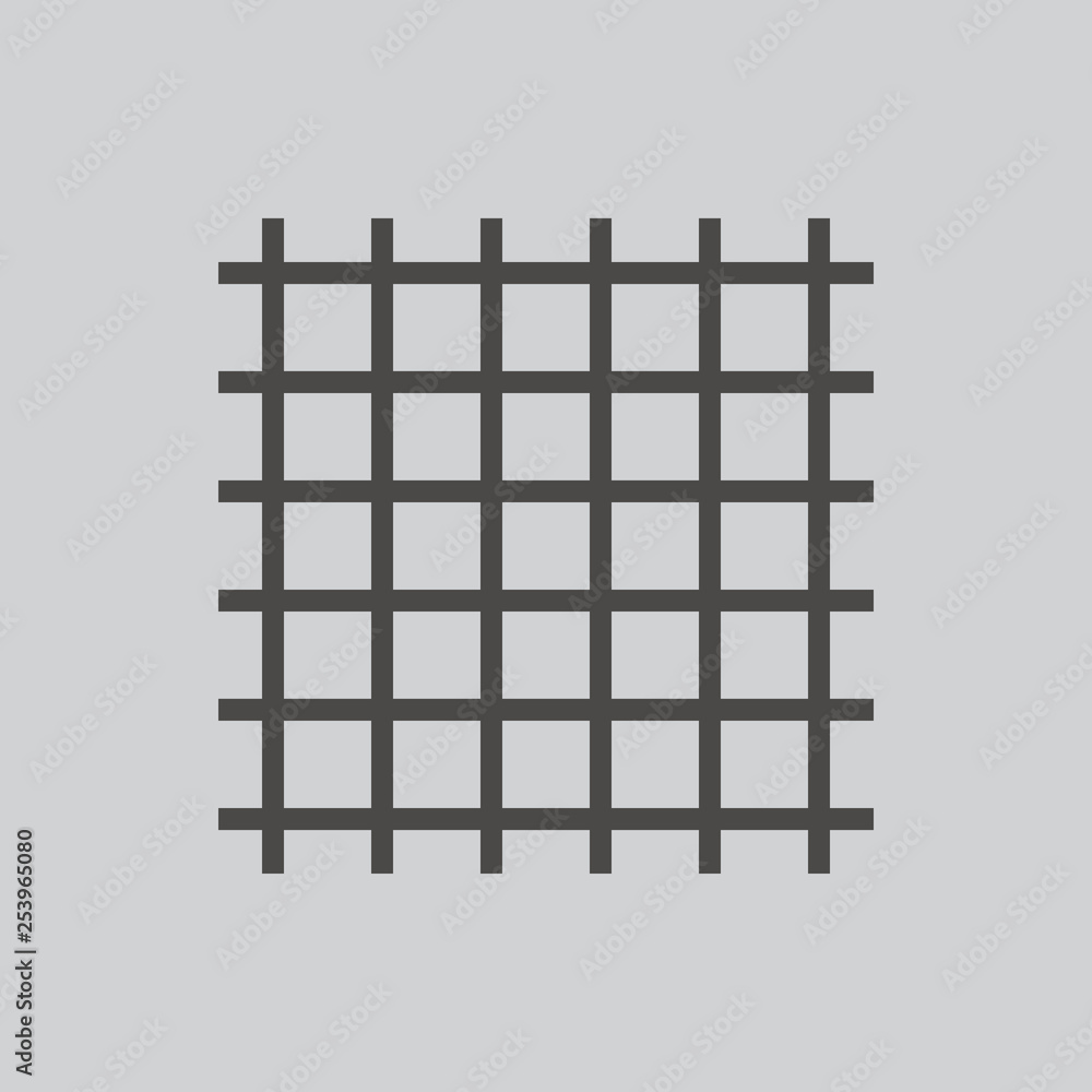 Wire mesh icon isolated sign symbol and flat style for app, web and digital design. Vector illustration. Wire mesh icon isolated sign symbol and flat style for app, web and digital design. Vector illustration.