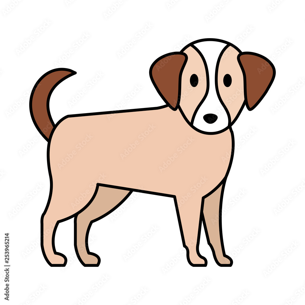 cute little dog mascot cute little dog mascot