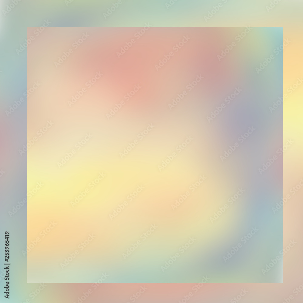 Fototapeta premium Blurred background square with color gradient. Copy space.