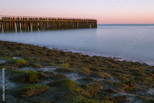 sunrise at the seaside