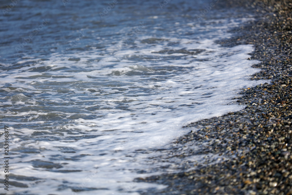 Stone seashore as abstract background Stone seashore as abstract background