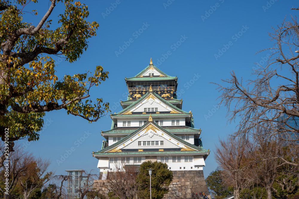 Osaka Castle in Osaka. Osaka Castle in Osaka.