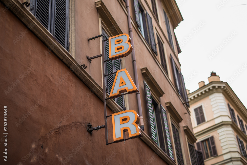 Rome, Italy - November 2018: History center Streets of Rome, Italy Rome, Italy - November 2018: History center Streets of Rome, Italy