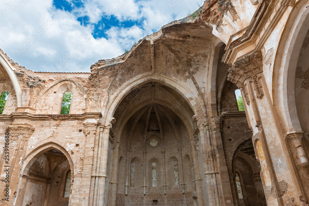 Ruins of the church of the Monastery of Piedra