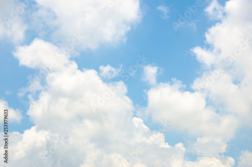 Clouds and sky with blurred pattern background