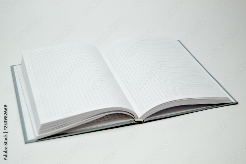 notebook on white background notebook on white background