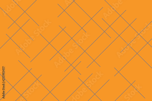 Abstract background pattern made with inclined lines in simplicity concept. Modern vector art in blue and yellow colors.