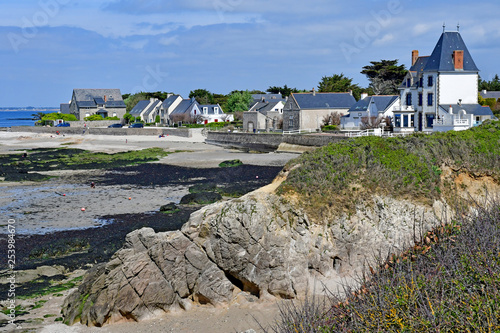 Piriac sur Mer, France - april 14 2017 : the picturesque village photo