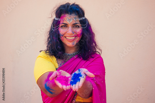 female indian model snow-wh...