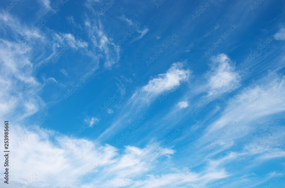 blue sky background with white clouds