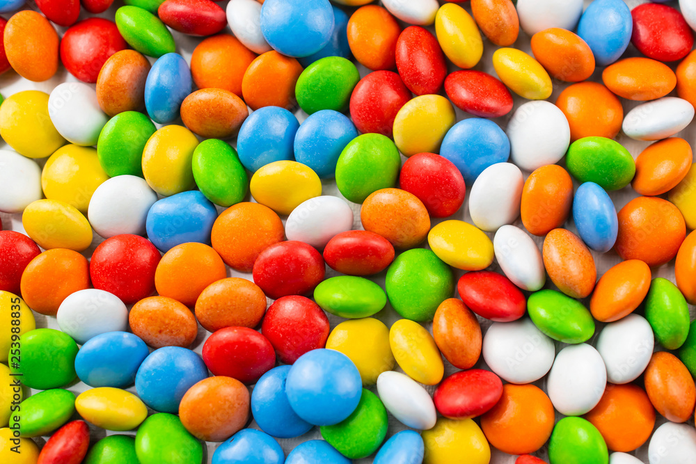 Bright colorfull background with glazed candies Bright colorfull background with glazed candies
