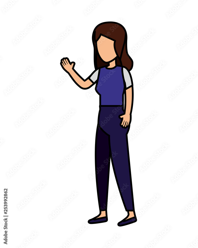 beautiful and young woman character beautiful and young woman character