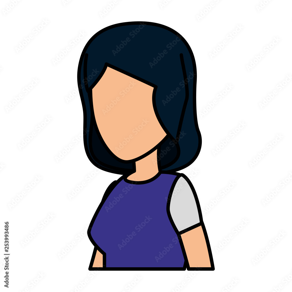 beautiful and young woman character beautiful and young woman character