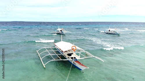 vue arienne, bateau, philippines