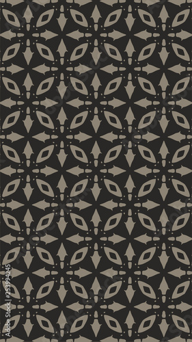 Ornate geometric pattern and abstract colored background