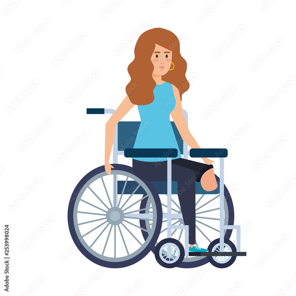 young woman in wheelchair young woman in wheelchair