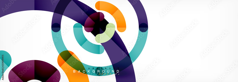 Line design circles abstract background Line design circles abstract background