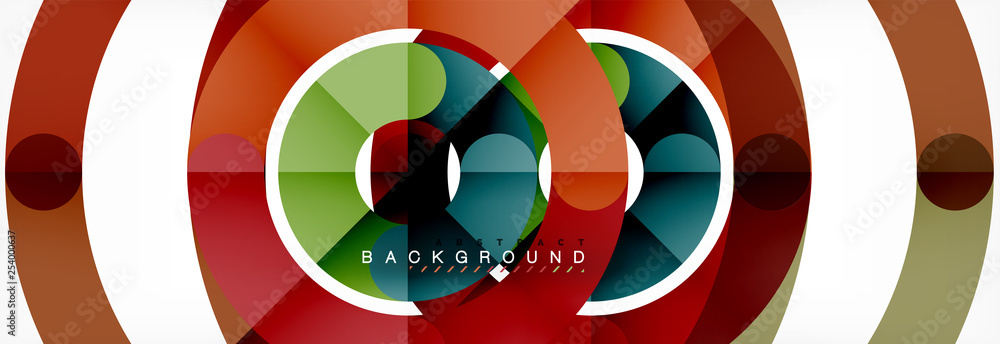Line design circles abstract background Line design circles abstract background