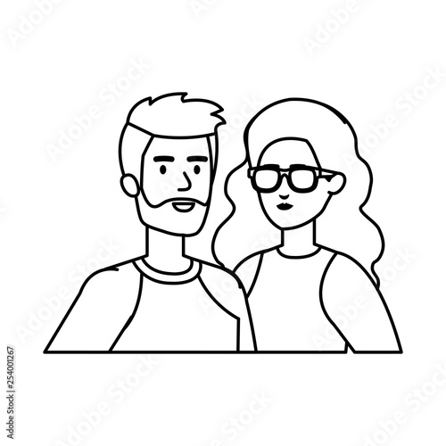 blind woman with helper