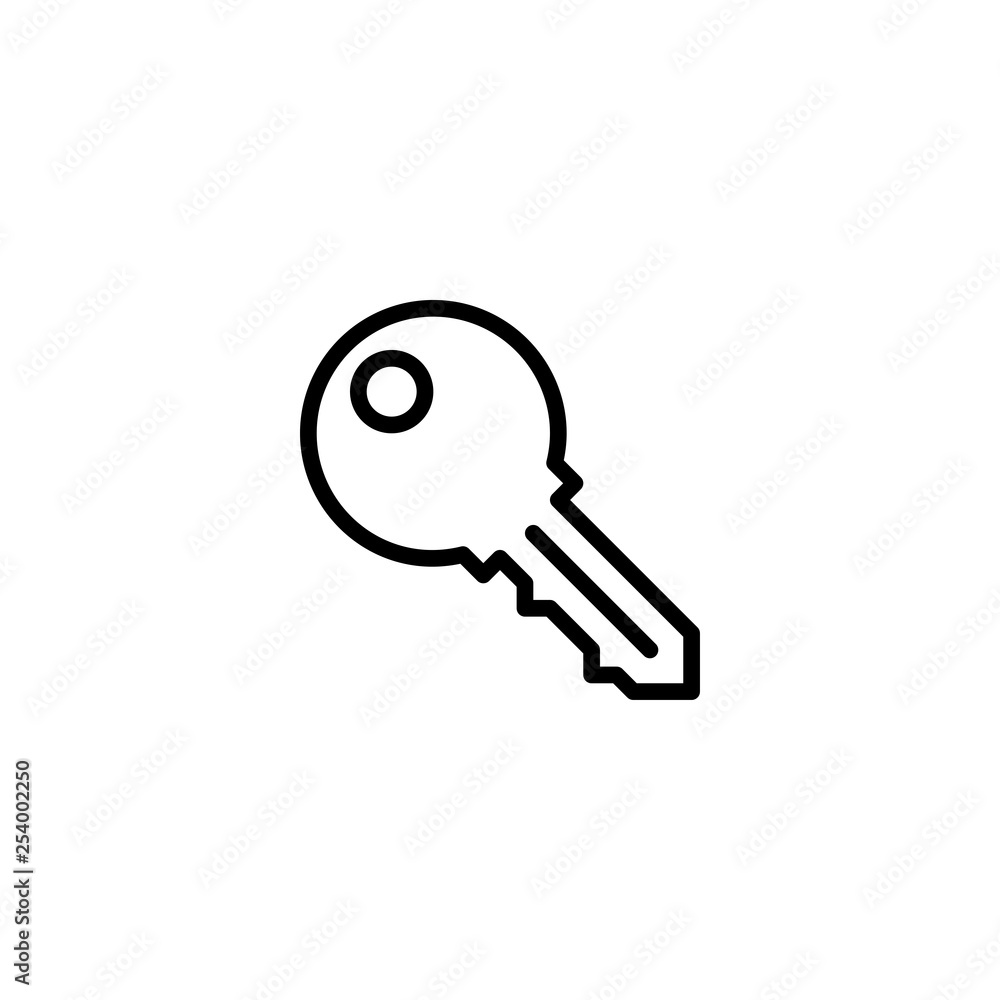 Key icon. Web password sign Key icon. Web password sign