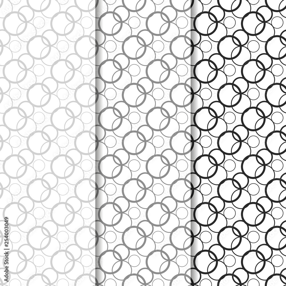 Fototapeta premium Geometric seamless pattern. Circles