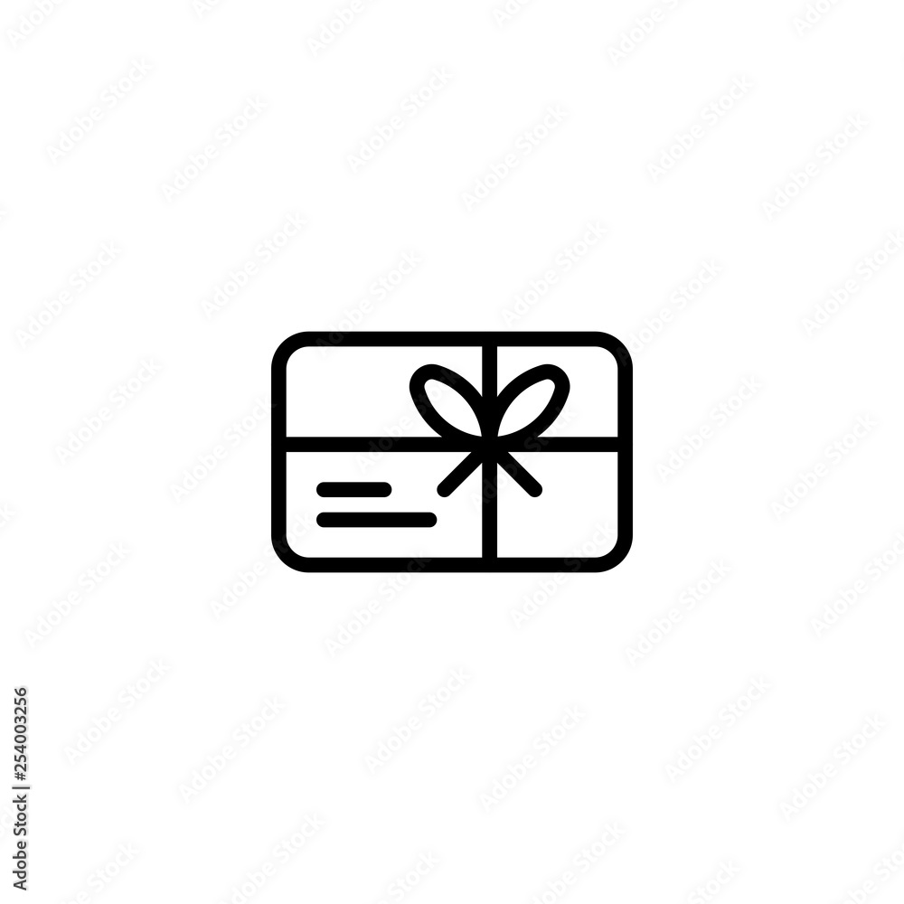 Gift box icon. Christmas sign Gift box icon. Christmas sign