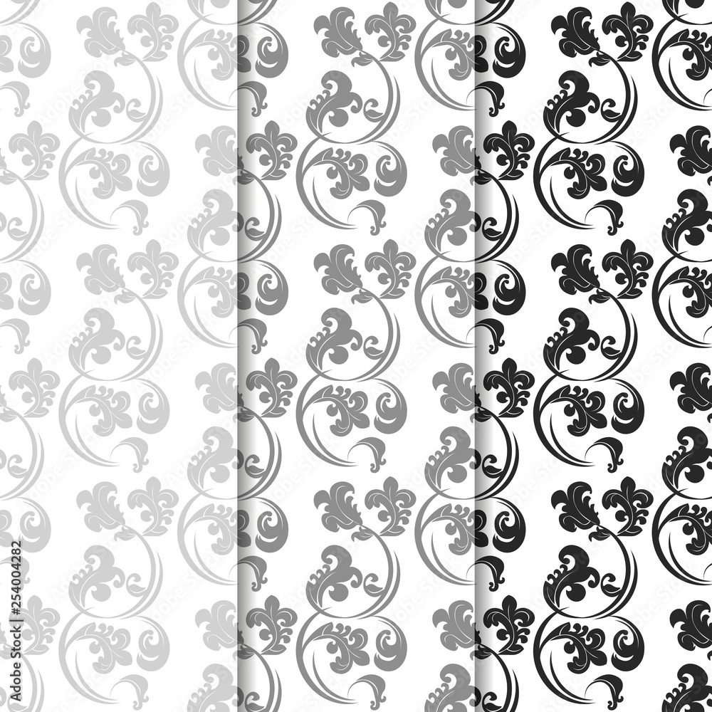 Floral seamless pattern leaves Floral seamless pattern leaves