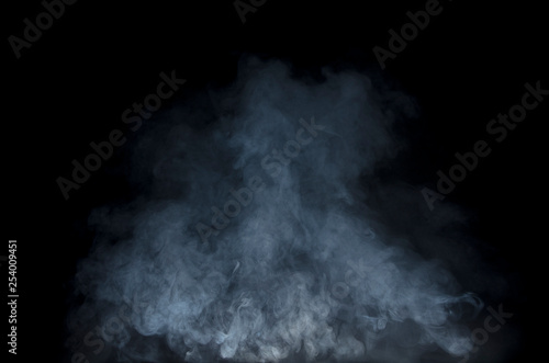 Smoke on black backgroun