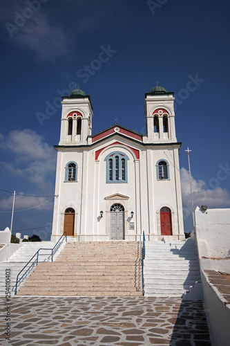 Cathedral of the city of Naoussa, Paros in the Cyclades