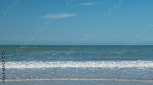 atlantic sea as seen from carilo, in argentina