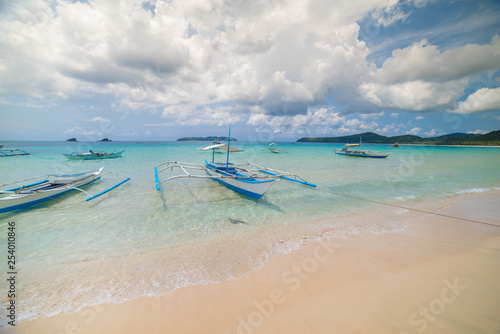 Fototapeta Naklejka Na Ścianę i Meble -  Nakpan beach in elnido palawan, philippines