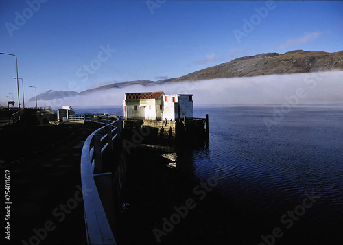 Fog bank, Fort William, Scottish Highlands