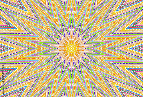 Abstract colorful triangles pattern
