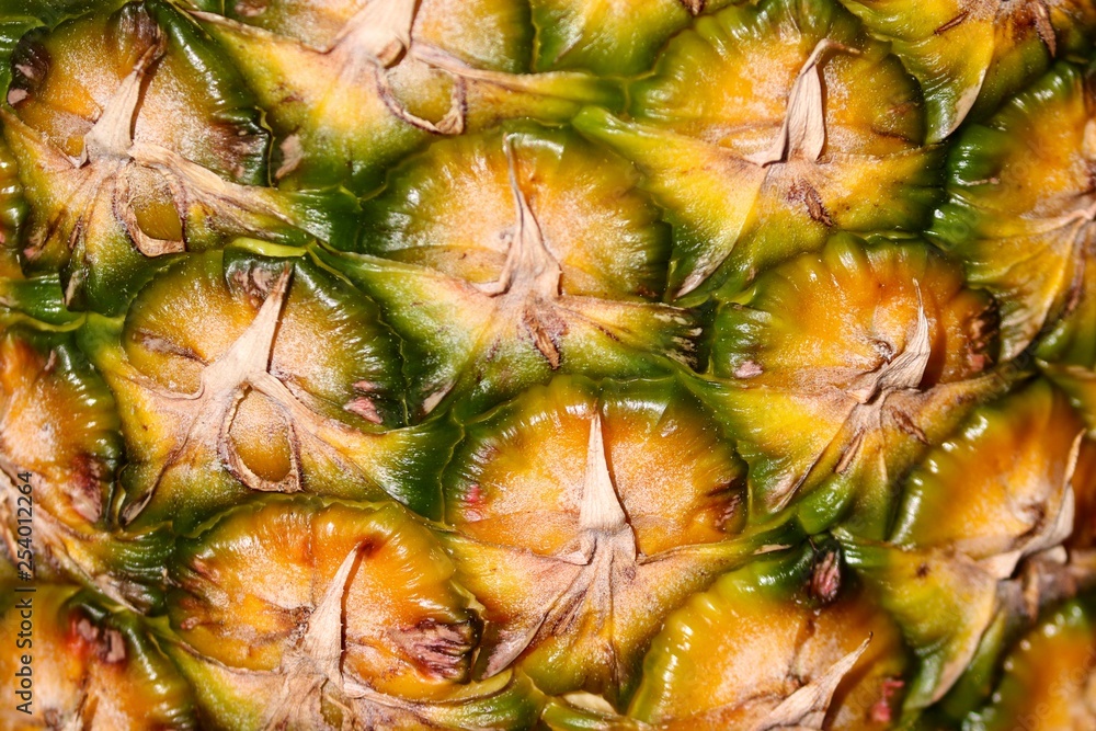 Oberfläche einer Ananas
