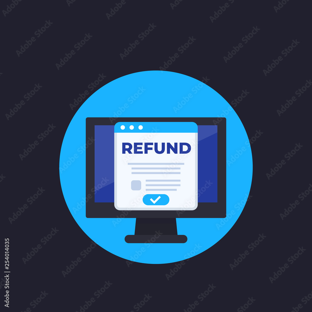 refund vector icon refund vector icon
