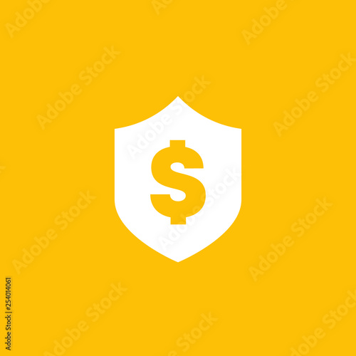 Shield with dollar icon