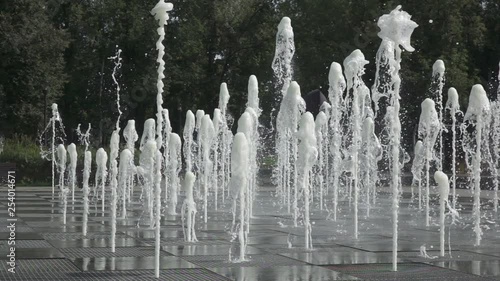 The light organ fountain in Gorky Central Park of Culture and Leisure (Gorky Central Park of Culture and Leisure) — the large park in Vakhitovsky district of Kazan. photo