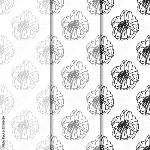 Wallpaper Mural abstract floral seamless pattern with flowers Torontodigital.ca