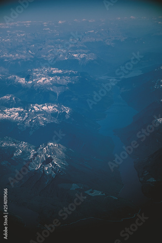 aerial view of the lake © Colin